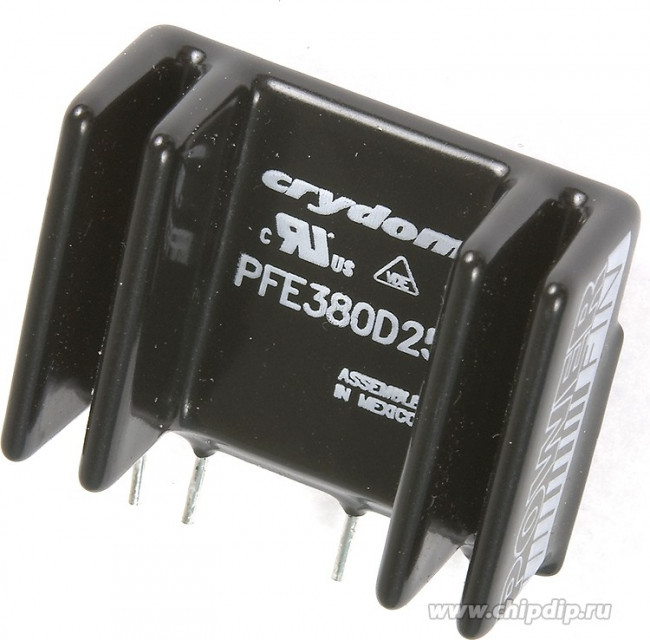 PFE380D25, Solid State Relay, 25 A rms Load, PCB Mount, 530 V ac Load, 32 V Control PFE380D25, Solid State Relay, 25 A rms Load, PCB Mount, 530 V ac Load, 32 V Control