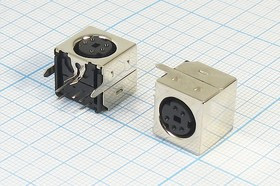 Разъем (IDC) FDC-14 вилка, шаг P2.54x2.54, контакты 14P, на шлейф, FDC-14