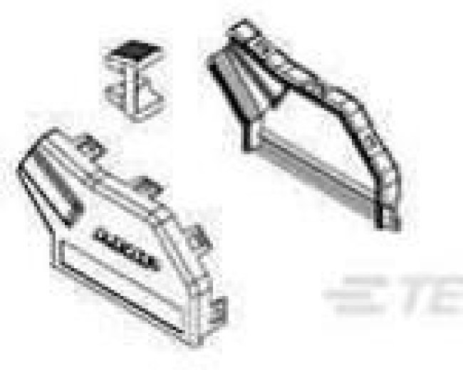 569336-1, Connector Accessories 50 POS CHAMP Strain Relief Cover Kit Almond Bulk 569336-1, Connector Accessories 50 POS CHAMP Strain Relief Cover Kit Almond Bulk