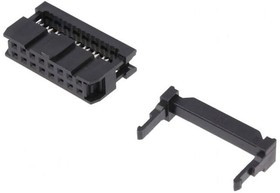 FCS-D2C1-16-SG-FSR, Вилка; IDC; "мама"; PIN: 16; IDC; на шлейф; 1,27мм; gold flash