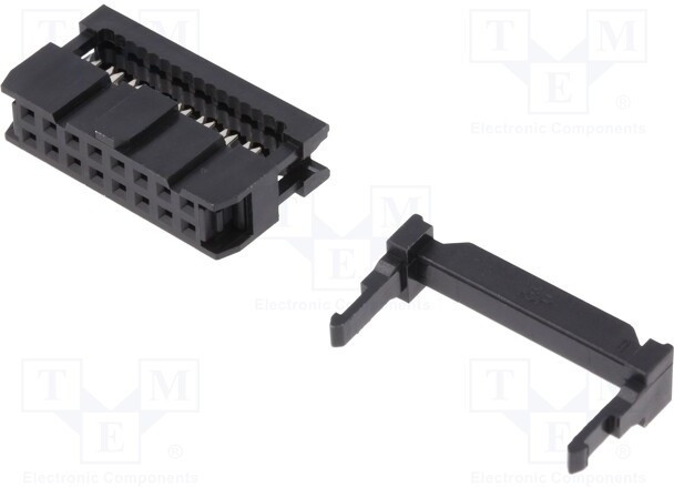 FCS-D2C1-16-SG-FSR, Вилка; IDC; "мама"; PIN: 16; IDC; на шлейф; 1,27мм; gold flash FCS-D2C1-16-SG-FSR, Вилка; IDC; "мама"; PIN: 16; IDC; на шлейф; 1,27мм; gold flash