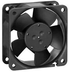 614NHH, Осевой Вентилятор, осевой, квадратный, проводные выводы, шариковый, Серия 600N, 24 В DC, 60 мм