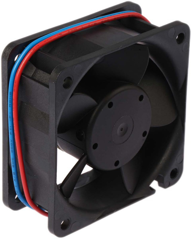 614NHH, Осевой Вентилятор, осевой, квадратный, проводные выводы, шариковый, Серия 600N, 24 В DC, 60 мм 614NHH, Осевой Вентилятор, осевой, квадратный, проводные выводы, шариковый, Серия 600N, 24 В DC, 60 мм