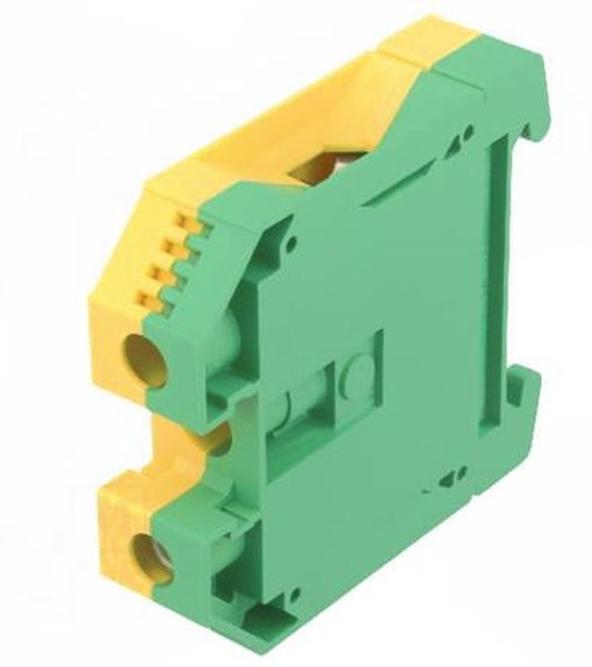 1010500000, DIN Rail Terminal Blocks FLAT HEAD,WM,GN/YL