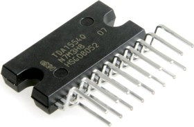 TDA1554Q, УHЧ 4 x 11Вт, 2 x 22Вт (14.4В/4 Ом)