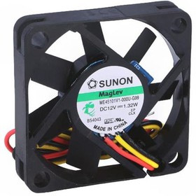 ME45101V1-000U-G99, Вентилятор осевой, 12В DC, 45x45x10мм, подшипник Vapo, 19,9куб.м/ч, 32,5дБА, 3 провода