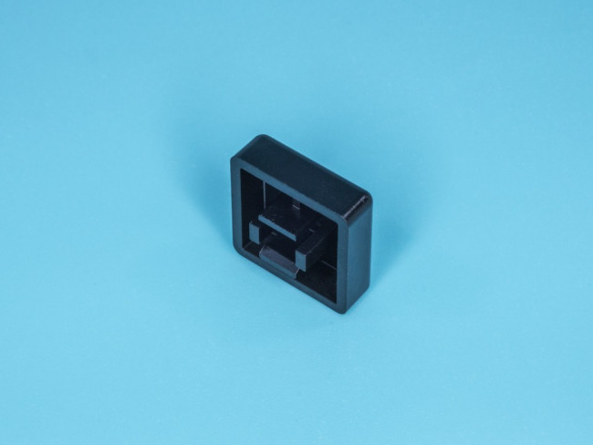 SWT-9S-BK, Колпачок черный квадратный для тактовой кнопки