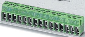 1935307, PT 1.5/16-5.0-H Series PCB Terminal Block, 5mm Pitch, Through Hole Mount, 1-Row, Screw Termination