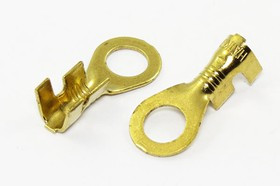 Клемма"O", d 6,4мм, 2,5мм2, латунь Клемма"O", d 6,4мм, 2,5мм2, латунь