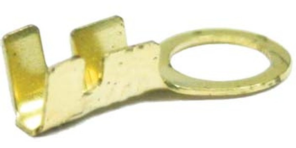 Клемма"O", d 6,4мм, 2,5мм2, латунь Клемма"O", d 6,4мм, 2,5мм2, латунь