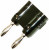 BU-P1330-0, Black Male Banana Plug 5kV BU-P1330-0, Black Male Banana Plug 5kV