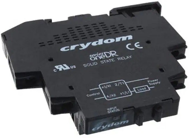 DR24D03, Solid State Relays - Industrial Mount 3A 240VAC Out 4-32VDC In, 11mm UL