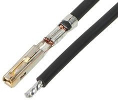 216301-1216, Rectangular Cable Assemblies MX150 F-S 600MM 16 AWG LEADS BK Au