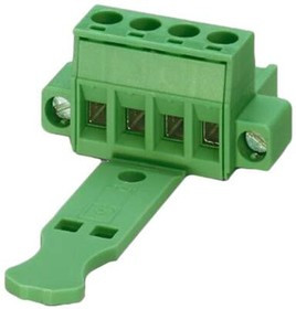 1810451, Pluggable Terminal Blocks 4 Pos 5.08mm pitch Plug 24-12 AWG Screw