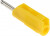 930729103, Yellow Male Banana Plug, 4 mm Connector, Screw Termination, 30A, 60V dc, Nickel Plating