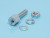SCR-11 (DS1045-01) (СА-0231), Винт шестигранный с внутренней резьбой, комплект 1+1+2, L=12 мм крепеж D-SUB