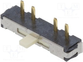 CSS-1310MC, Переключатель: движковый, Пол: 3, SP3T, 0,1A/12ВDC, ON-ON-ON