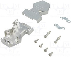 DYZK09-K, Корпус для разъемов D-Sub, D-Sub 9pin, D-Sub HD 15pin, угловой