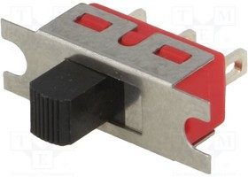 5MS3S102BM1QE, Переключатель: движковый; Пол: 3; SP3T; 2A/250ВAC; 5A/28ВDC 5MS3S102BM1QE, Переключатель: движковый; Пол: 3; SP3T; 2A/250ВAC; 5A/28ВDC