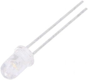 LL-504WC2Z-W5-3PF, LED; 5mm; white neutral; 2900?5000mcd; 60°; Front: convex; 2.6?3.6V