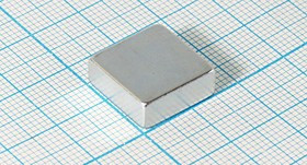 Магнит 15,0x15,0x 5, параллелепипед, Ni