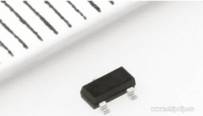 BC848B.215, Транзистор: NPN, биполярный, 30В, 0,1А, 250мВт, SOT23