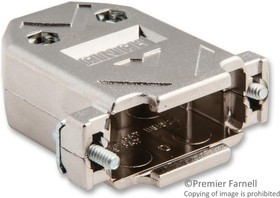 DCH-A-003, TWO PIECE D SUB BACKSHELL, SIZE DA, ABS