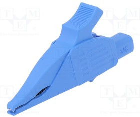 XDK-1033-23, Зажим "крокодил", 32А, 1кВDC, синий, Диап.захвата: макс.30мм XDK-1033-23, Зажим "крокодил", 32А, 1кВDC, синий, Диап.захвата: макс.30мм