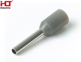 Наконечник-гильза Е7508 Ншви 0.75мм² с изолированным фланцем штырьевой втулочный серый (уп./100 шт) 084-04-53/084-04-053 HLT