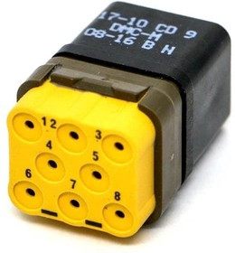 DMC-M08-16BN, Rectangular MIL Spec Connectors DMC INS S 8C 8#16 N LC