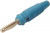 930061102, Blue Male Banana Plug, 4 mm Connector, Solder Termination, 30A, 30 V ac, 60V dc, Nickel 930061102, Blue Male Banana Plug, 4 mm Connector, Solder Termination, 30A, 30 V ac, 60V dc, Nickel