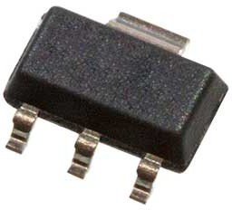 A42, двунаправленный NPN транзистор, 300В, 500мА, 500мВт (SOT-89)