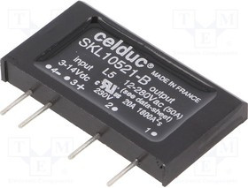 SKL10521, Реле: полупроводниковое, SPST-NO, Uупр: 3-14ВDC, 50А, 12-280ВAC
