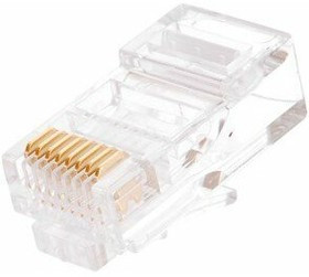 Коннектор RJ45/8P8C под витую пару, уп-ка 100шт. NMC-RJ88RE50UD1-100 Коннектор RJ45/8P8C под витую пару, уп-ка 100шт. NMC-RJ88RE50UD1-100