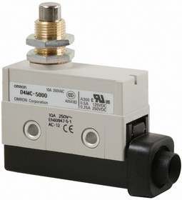 D4MC5000, Limit Switch, Panel Mount Plunger, 1NO / 1NC,