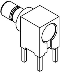 R114665000, RF Connectors / Coaxial Connectors SMB / RIGHT ANGLE JACK RECEPTACLE FOR PCB SOLDER LEGS