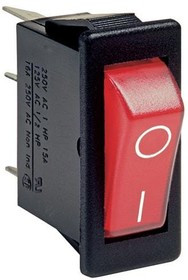 C5503PLLAB, Rocker Switches C5503PLY T.BLACK GRN 12V LED
