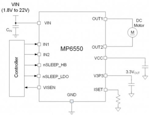 MP6550GG-P, Motor / Motion / Ignition Controllers & Drivers 1.8V -22V, 2A H-bridge motor driver MP6550GG-P, Motor / Motion / Ignition Controllers & Drivers 1.8V -22V, 2A H-bridge motor driver