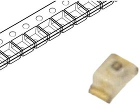 KPHHS-1005CGCK, Светодиод smd 1х0,5мм/зеленый/570нм/ 20-50мкд/прозрачный/120°