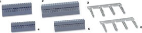 BLS-20 (DS1071-1x20), Гнездо на кабель 1х20 с контактами 2.54мм