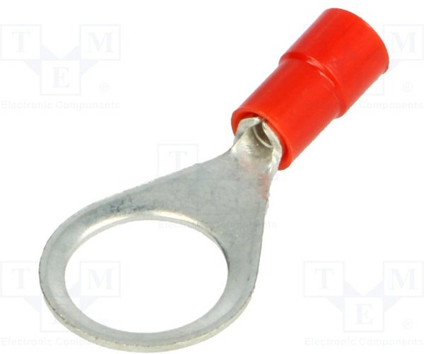 BM 00143, Наконечник: кольцевой, M10, d: 10,4мм, 0,25-1,5мм2, обжим, луженые