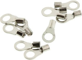 RLNI-16, TERMINAL, RING TONGUE, #10, 14AWG