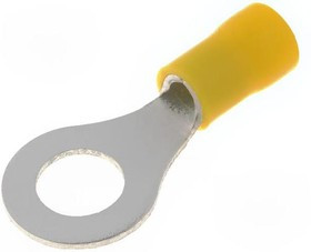 ST-084/Y, Наконечник: кольцевой, M8, d: 8,4мм, 4-6мм2, обжим, на провод