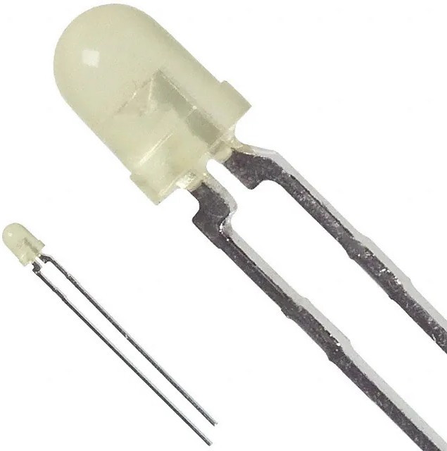 HLMP-1719, Светодиод, Желтый, Сквозное Отверстие, T-1 (3mm), 2 мА, 1.8 В, 585 нм HLMP-1719, Светодиод, Желтый, Сквозное Отверстие, T-1 (3mm), 2 мА, 1.8 В, 585 нм