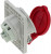 Встраиваемая наклонная розетка 16A/400V/3P+N+E/IP44, фланец 92x100 CA1473 Встраиваемая наклонная розетка 16A/400V/3P+N+E/IP44, фланец 92x100 CA1473