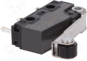 AVL34553AT, Микропереключатель SNAP ACTION; с рычагом (с роликом); SPDT