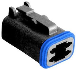 PX0100S04BK, Разъем: провод-провод, PX0, вилка, "мама", PIN: 4, IP68, на провод