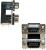 178-025-313R491, D-Sub Dualport Connectors RA 25POS FEM/ML 5A
