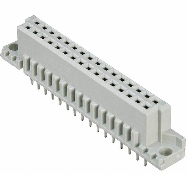 5650864-5, DIN 41612 Connectors B/2 REC VRT AB X16C L2 PFIT