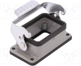 D6B-BK-1L, Корпус для разъемов HDC, -40-125°C, Корп размер D6B, UL94V-0